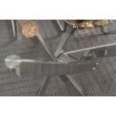 Стол обеденный SIGNAL AGIS II прозрачный/хром 140/80